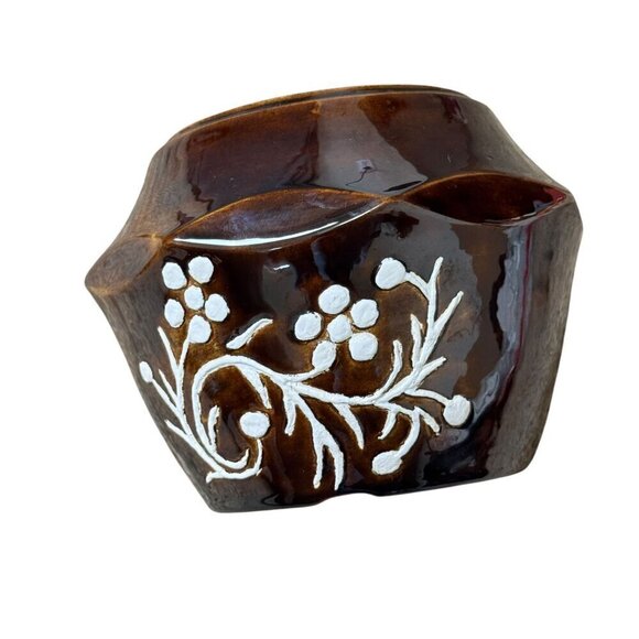 Unique 1979 Vintage Artist-Signed by Rebecca Ceramic Octagonal Jar 5.9" Tall - Picture 10 of 11